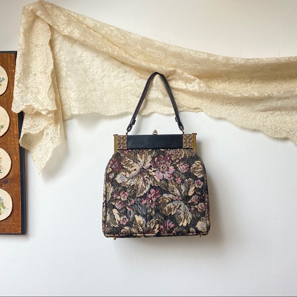 1950’s Bags by Edward • Tapestry Bag - Picture 2 of 13